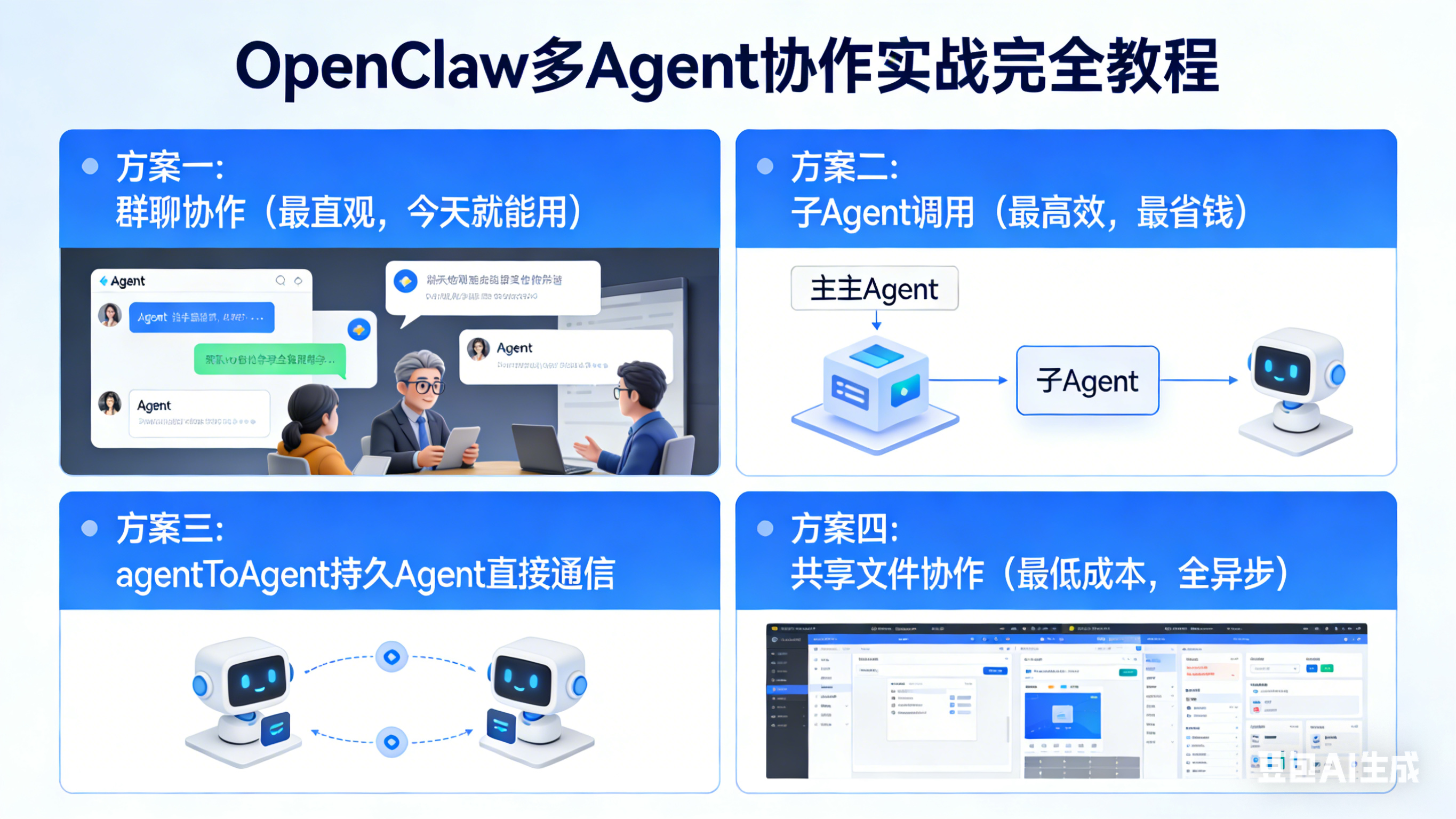 OpenClaw 多 Agent 协作实战完全教程