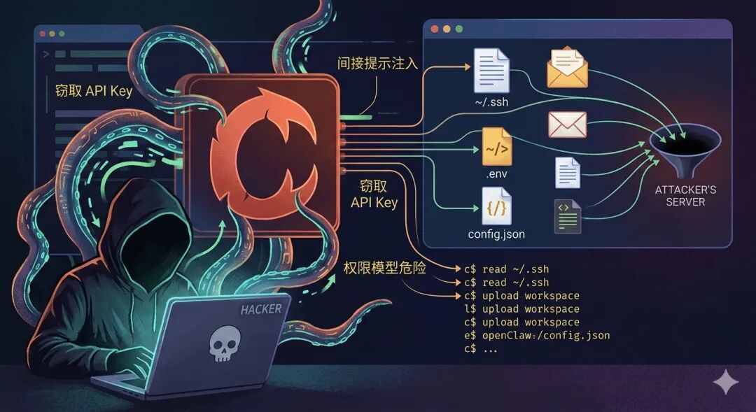 有人已经用小龙虾OpenClaw偷钱和数据了！