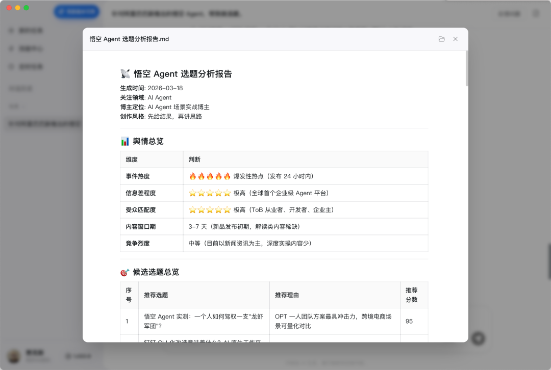 阿里「悟空」实测：一个人如何用"龙虾军团"帮你赚钱？