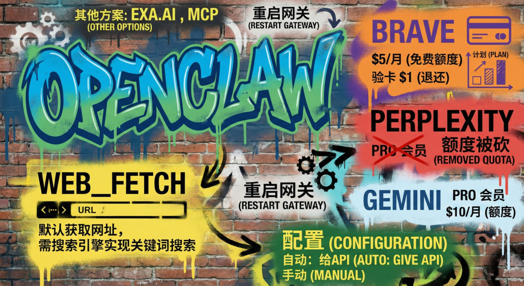 【OpenClaw 4️⃣】给 openclaw 配置搜索引擎，实现抓取实时信息