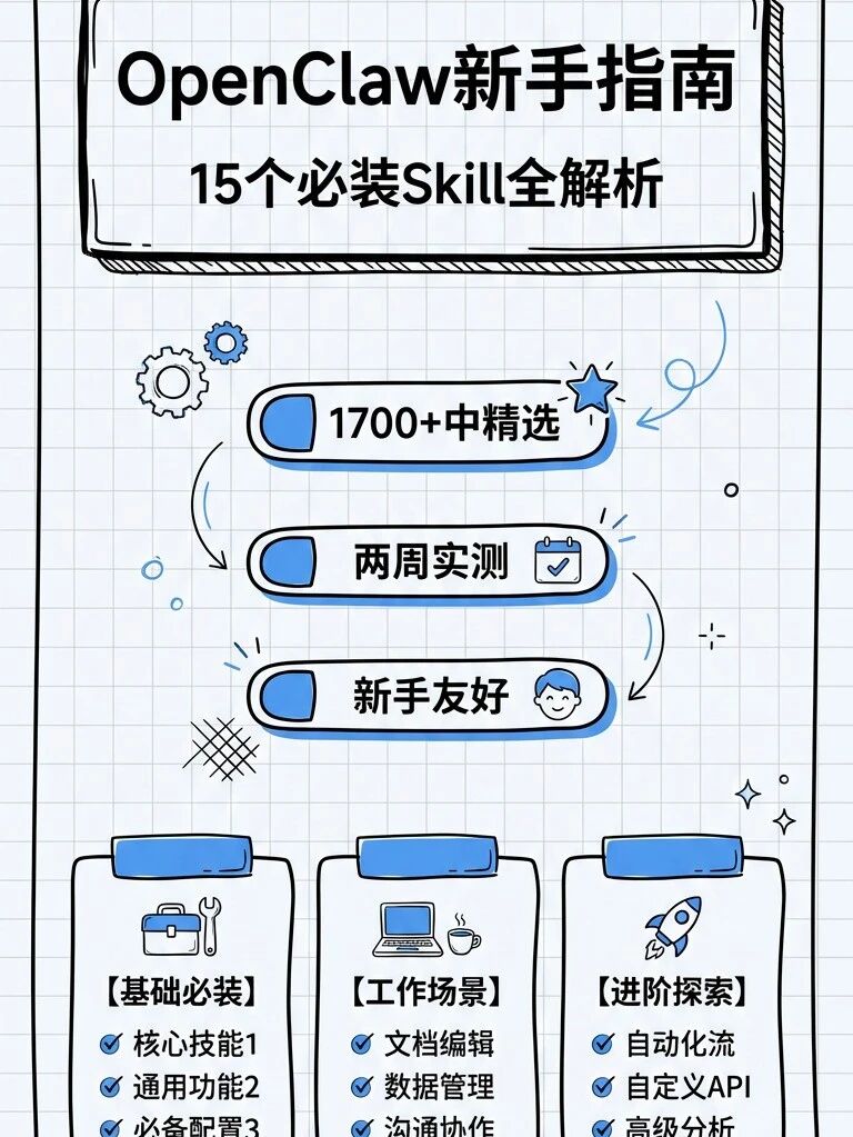 openclaw推荐的15个skill