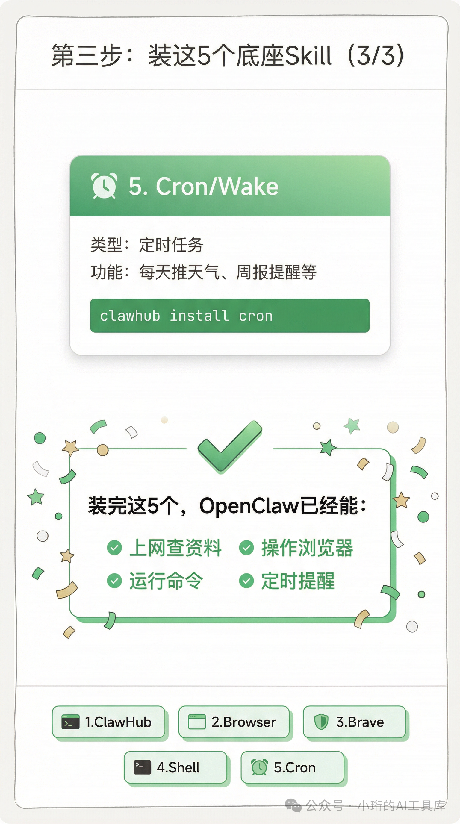 openclaw推荐的15个skill