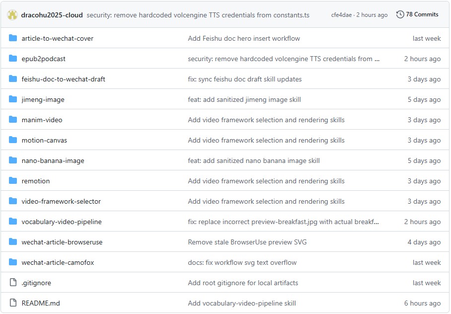 draco-skills-collection工具仓库