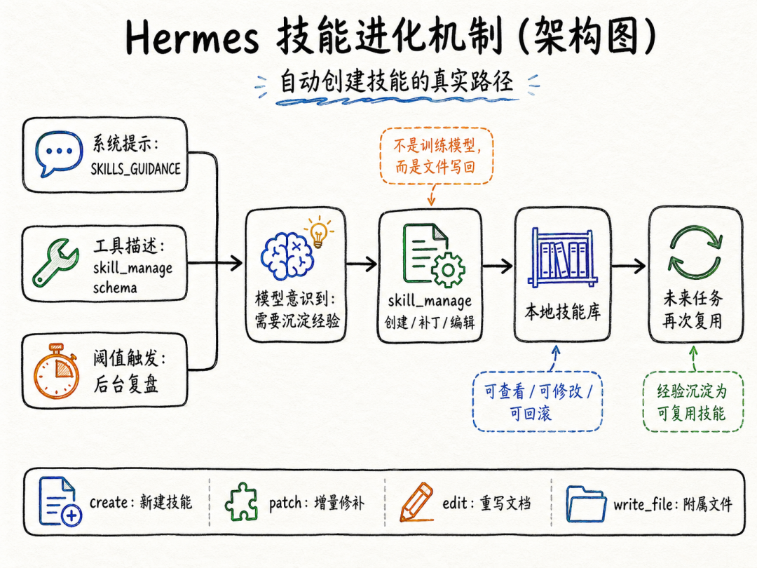 Agent 会自己长出技能?聊聊 Hermes 的技能进化机制